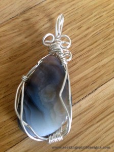 Agate Pendant I made after taking a class in February 