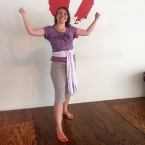 Me and my new Nia White Belt!