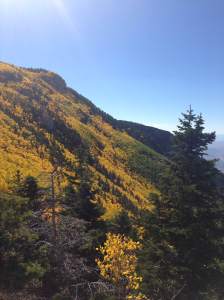 The Sandia Mountains, late September 2015