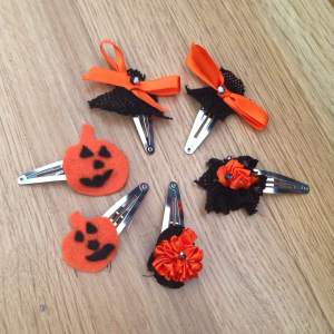 Halloween barrettes